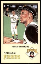 1990 Historic Pittsburgh Pirates Roberto Clemente Postcard #7