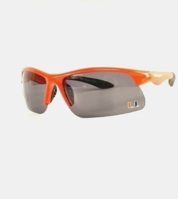 Gafas de sol Miami Hurricanes Blade polarizadas protección UV para hombres/mujeres NCAA Foto 1 de 2