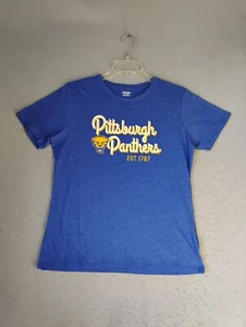 Pittsburgh Panthers Shirt Erwachsene XL Blau Kurzarm Rundhals Grafik Tee - Bild 1 von 10
