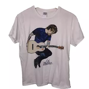 Ed Sheeran tshirt womens medium white graphic music band tee - Picture 1 of 6