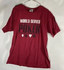 VTG World Series of Poker Logo T-shirt L WSOP Thick Heavy - Bild 1 von 8