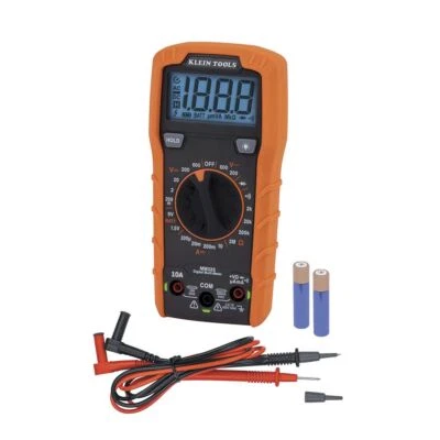 Klein Tools MM325 Multimeter, Digital Manual-Ranging 600V AC/DC Voltage Tester