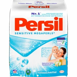 PERSIL LAUNDRY DETERGENT MEGAPERLS SENSITIVE 18 Loads GERMAN Product - Picture 1 of 1