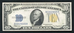 FR 2309 1934-A $10 TEN DOLLARS “NORTH AFRICA” SILVER CERTIFICATE GEM UNC - Picture 1 of 2