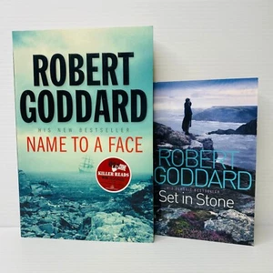 Set En Piedra, Nombre a Cara por Robert Goddard Lote x2 Libros Thriller Suspense PB - Imagen 1 de 9