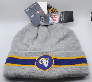 Los Angeles Rams Fanatics Heather Gray Stocking Cap - NFL - Picture 1 of 2