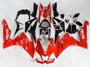 Red ABS Injection Mold Bodywork Fairing Panels for Aprilia RSV4 1000 2010-2015 - Picture 1 of 6