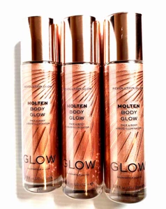Revolution Face Body Glow Highlighter Rose Gold Liquid Illuminator 3.38 Fl Oz 3x - Picture 1 of 9