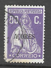 Portuguese Azores :  1929 Ceres 89C  Violet   Sg399 Used