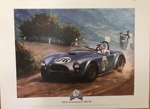 2012 Cobra Commemorative Shelby American Collection Original Printed Car Poster