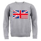 Union Jack US Flag - Kids Hoodie / Sweater - USA UK United Kingdom America Flags