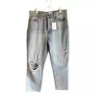 Hidden Damen Tracey High Rise Straight Crop Jeans Used Light Wash Größe 30 - Bild 1 von 5