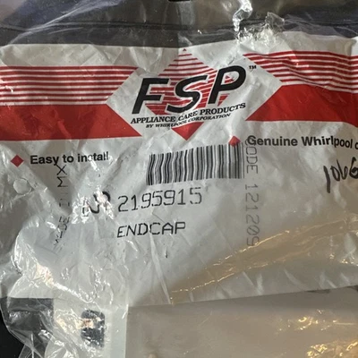 WP2195915 NUEVO EN BOLSA SELLADA Whirlpool Refrigerador Puerta Estante Retenedor TAPA FINAL Foto 1 de 3