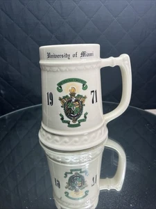 1971 University Of Miami Hurricanes Mug 54 Year  Old - Collegiate Collectible - Picture 1 of 10