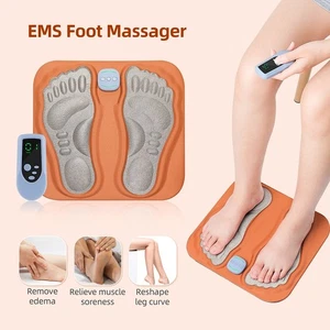 Almohadilla de masaje de pies inteligente EMS 3D con control remoto 6 modos relajación muscular - Imagen 1 de 13