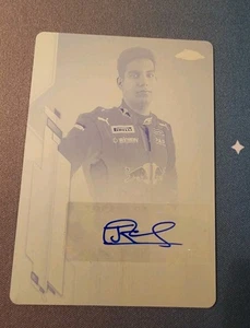 2020 Topps Chrome F1 Printing Plate Magenta 1/1 Jehan Daruvala Auto F1A-JD RC - Picture 1 of 2