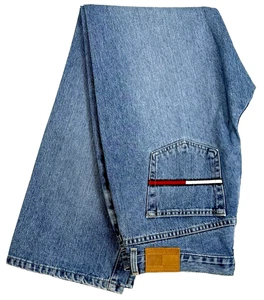 Jeans Tommy Hilfiger Mujer Talla 10 Jeans 34X32 Vintage Boyfriend Bandera Bolsillo - Imagen 1 de 14