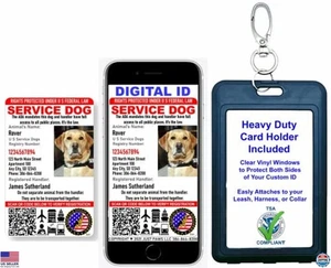Just 4 Paws Custom Service Hundeausweis mit QR-Code & Sicherheitssiegel und optional - Bild 1 von 7