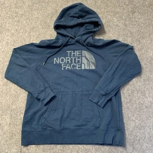 The North Face Hoodie Womens L Blue Kangaroo Pockets Warm - Picture 1 of 15