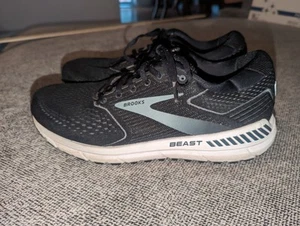Brooks Beast 20 Mens 12 Black Sneakers Shoes 1103271D051 - Picture 1 of 10
