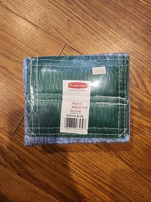 Rubbermaid Super Stitch Blend 拖把,蓝色,5 英寸表带,MPN D25306BL00 ~ — 第 1/3 张图片