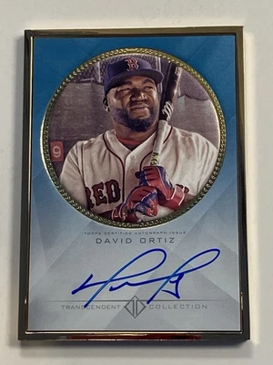 2016 Topps Transcendent David Ortiz Signed Blue #/25 Red Sox Auto - Image 1 of 2