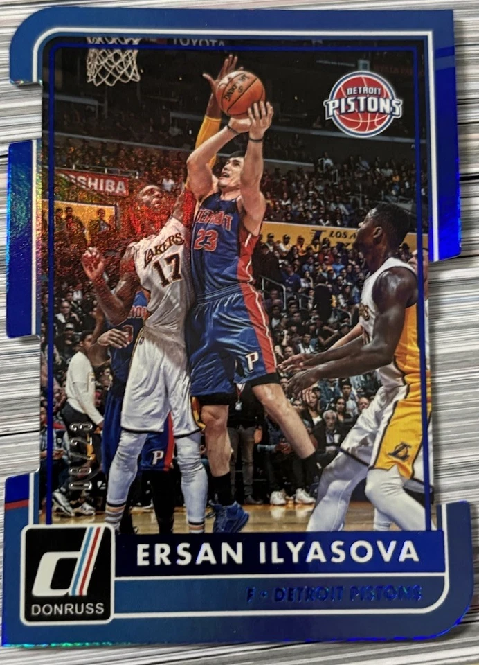Donruss #184 2015-16 Ersan Ilyasova/23, troquelado, Detroit Pistons Foto 1 de 2