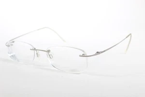 Police Eyeglasses 2732 Unisex Grey 579 Rimless Metal Eyewear Glasses Frames - Picture 1 of 4