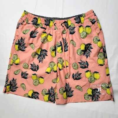 Pantalones Cortos de Natación Hurley Para Hombre Talla Grande Hurley Surf Club Limones Bañador Foto 1 de 4