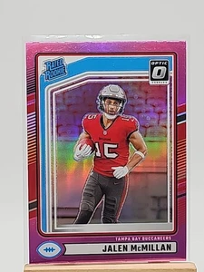 2024 Panini Donruss Jalen McMillan Pink Optic Preview Rated Rookie #388 RC Bucs - Picture 1 of 2