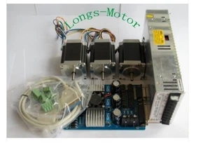 【Germany ship】Nema 23 Stepper Motor 270oz-in+3 Axis Driver Board CNC Router - Zdjęcie 1 z 4