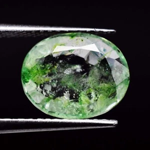 Piedra preciosa suelta esmeralda verde natural forma ovalada de 2,50 quilates 10,20 x 8,14 mm - Imagen 1 de 4