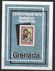 GRENADA , 1979 , CHRISTMAS , SOUVENIR SHEET PERF , MNH  - Picture 1 of 1