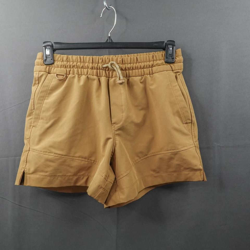 Bañador corto Old Navy para mujer pequeño amarillo mostaza malla forrado activo Foto 1 de 4