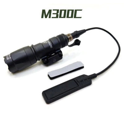 For M300C Tactical Weapon Light Airsoft Flashlight 20mm Rail Mount For Hunting - Image 1 of 4