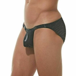 Gregg Homme Brief Hookt Mens Briefs Detachable Slip Black 162203 121 - Picture 1 of 5