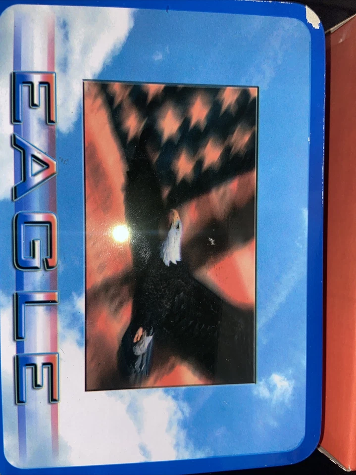 MTech USA Eagle Knife in a Tin with an Eagle on the Cover Item #PK-20407 - Image 1 of 3