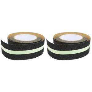 2 Rolls Leuchtende Rutschfeste Aufkleber Greifband Griffbandstreifen - Afbeelding 1 van 12