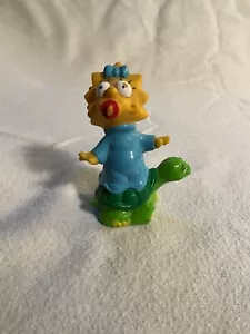 The Simpsons Maggie Simpson On A Turtle 3” Figure BK Toy 1990 - Picture 1 of 1