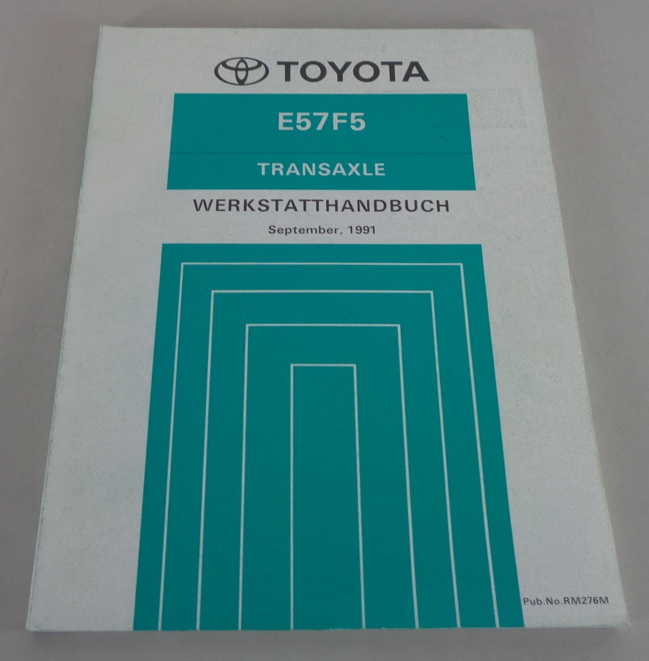 Manual De Taller Transmisión Toyota Corolla AE104 CE104 (E75F5) Fecha 08/1991 - Imagen 1 de 1