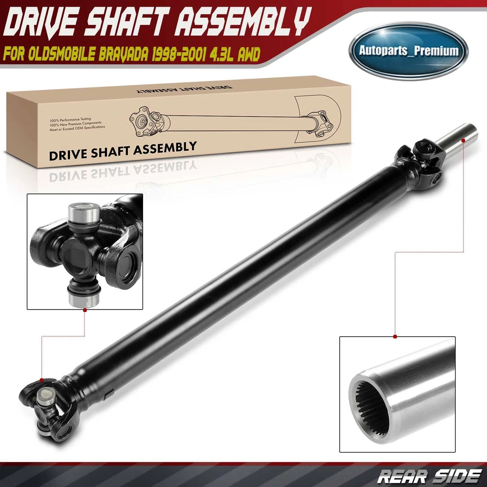 Реквизитный вал заднего карданного вала в сборе для Oldsmobile Bravada 1998-2001 4,3 л полный привод - Изображение 1 из 4
