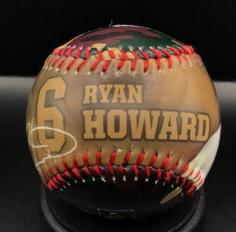 Wounded Warrior Project Ryan Howard Glossy Souvenir Collectible Baseball NEW - Image 1 of 4
