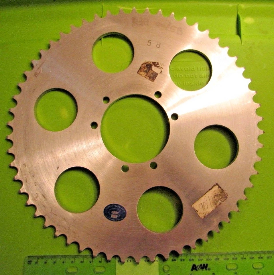 Montesa Circle Ind. Piñón trasero cadena 520 58 dientes NOS p/n 520 90/58 # 8 Foto 1 de 1