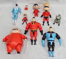 JAKKS Disney The Incredibles Action Figure Toy Lot Mr. Incredible Dash Jack Jack