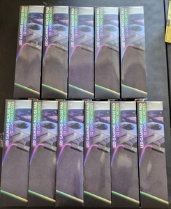 Vivitar LED Gaming Mouse Pad, 12 Lighting Modes, 13"x10", Anti Slip Rubber Lot 