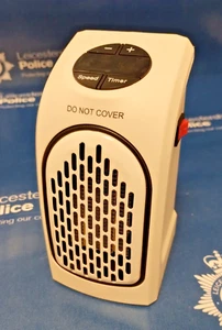 4) Daewoo 400w Plug-in Mini Heater - White No Box - Picture 1 of 5
