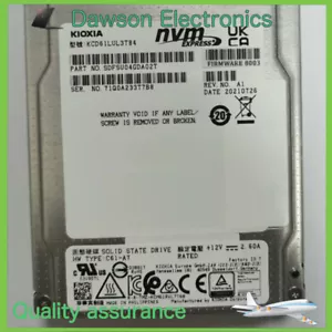 Kioxia (Toshiba) CD6 3.84TB U.2 SSD 2.5" KCD61LUL3T84 NVME Solid State Drive - Picture 1 of 5