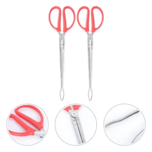 2 Pcs Wood Grabber Tool Trash Tongs Garbage Tools Elder - Picture 1 of 12