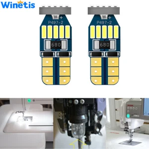 2X NEW Super Bright LEDs Light Bulbs for Bernina Sewing Machine 12v 5w mini bulb - Picture 1 of 5