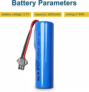 1 pz batteria Lipo 3,7 V 1500 mAh con caricabatterie USB spina SM per auto camion fuoristrada RC - Foto 1 di 4